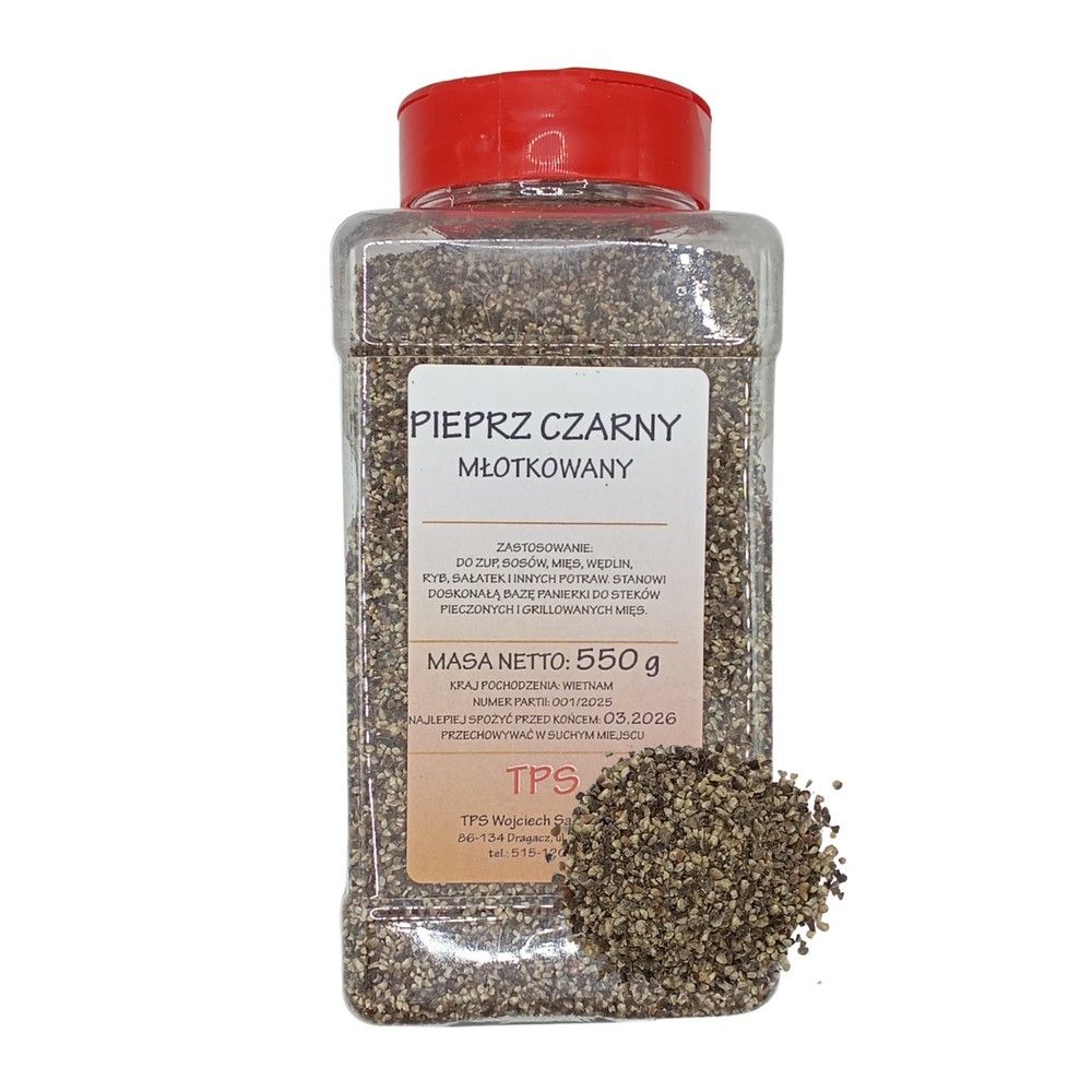 Pieprz czarny młotkowany