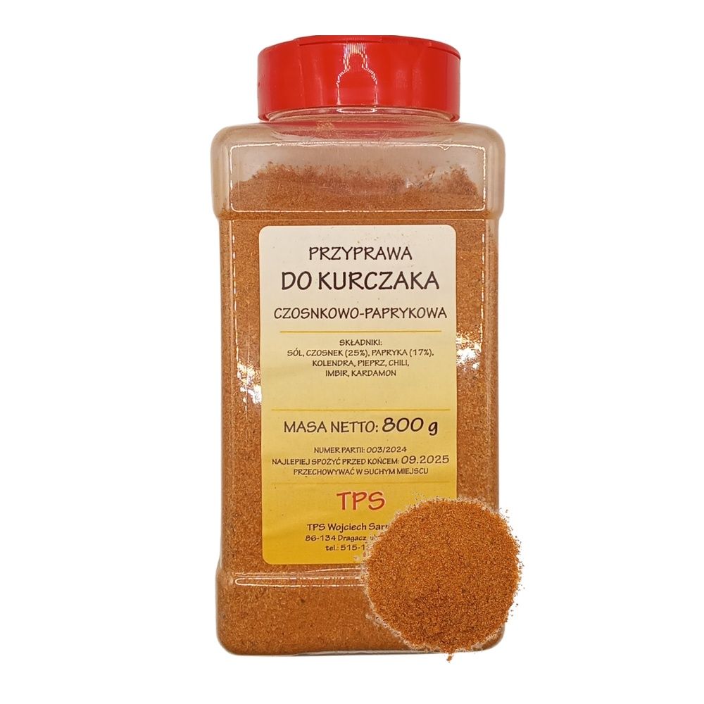 Przyprawa do kurczaka czosnkowo – paprykowa