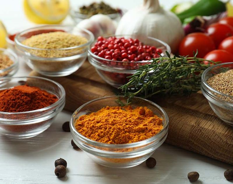 concept of aromatic spices on white wooden table 2025 03 25 09 09 47 utc 84a474a2