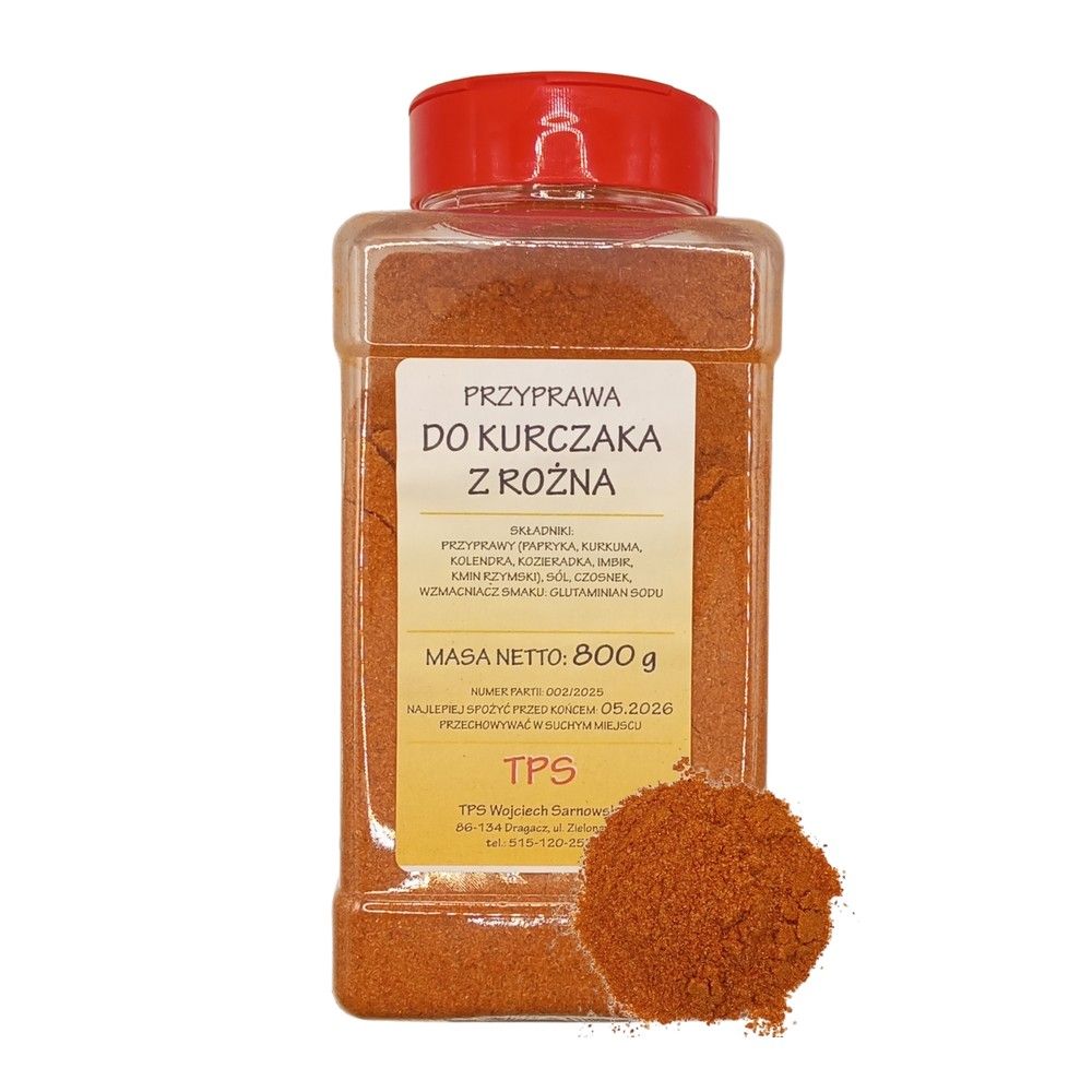 Przyprawa do kurczaka czosnkowo – paprykowa