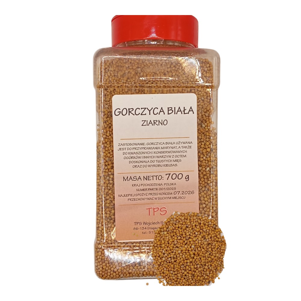 Gorczyca biała ziarno 1 Gorczyca biała ziarno