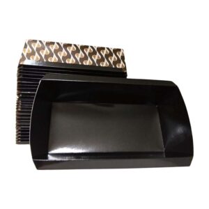 Papierowa forma Optima czarna 180x80x55