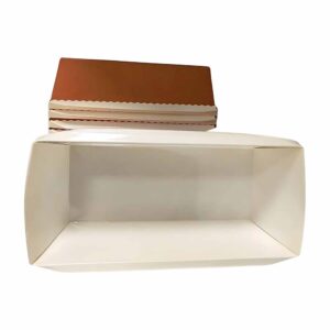 Papierowa forma Optima pomarańczowa 200x82x70 mm